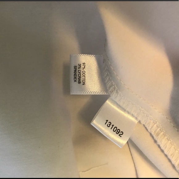 Ann Taylor White Cotton Flare Trousers 6 - Picture 7 of 8